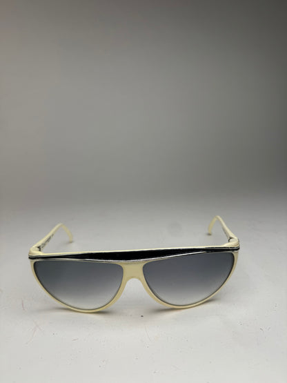 Vintage Courreges Sunglasses White silver