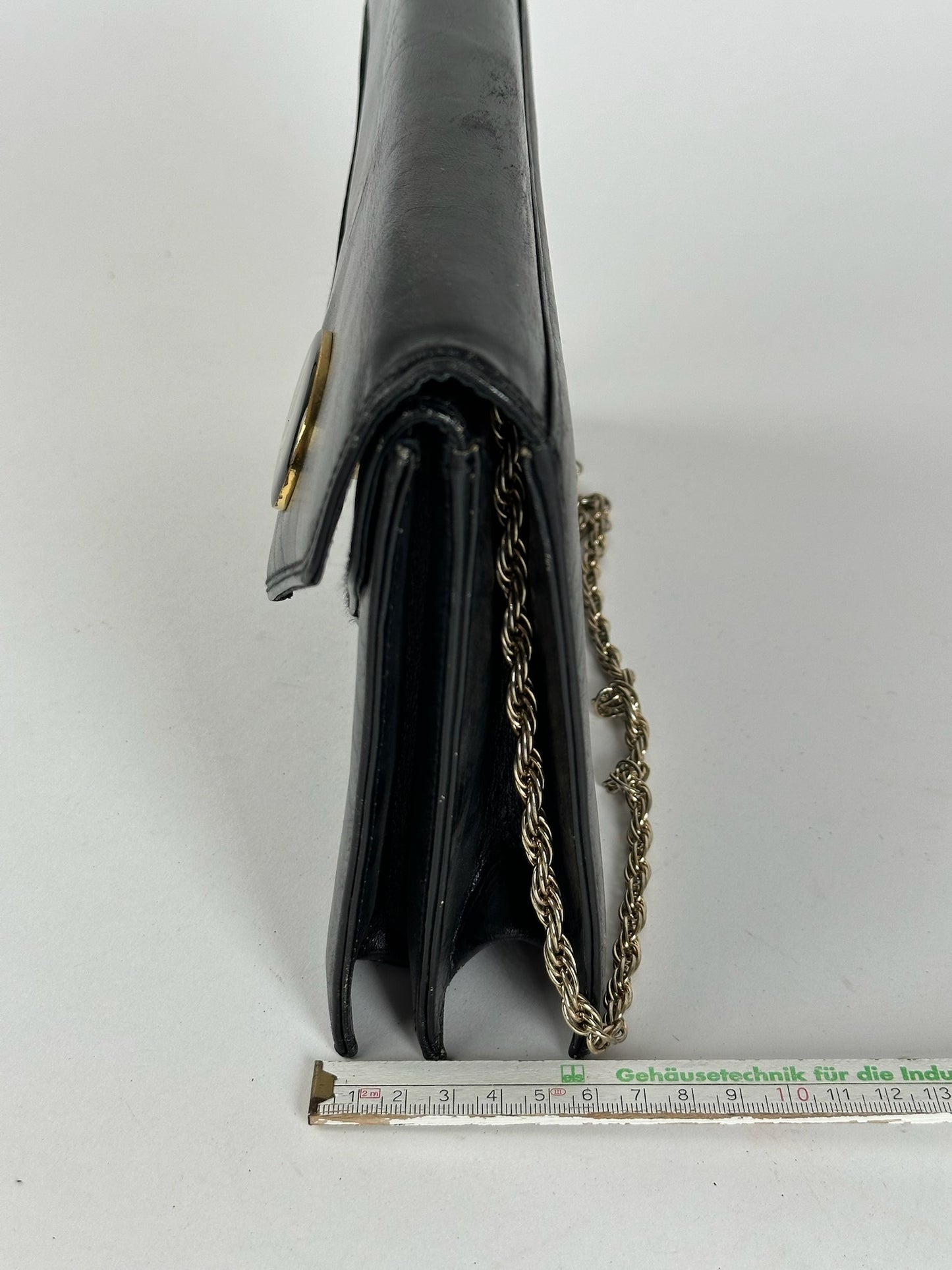 Vintage Dior Leather Bag Black