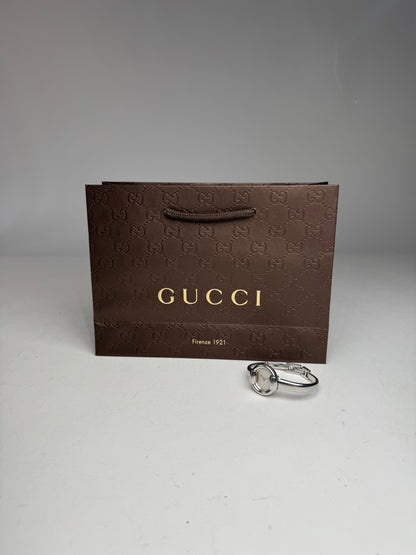 Vintage Gucci Horsebit Steel Watch Silver