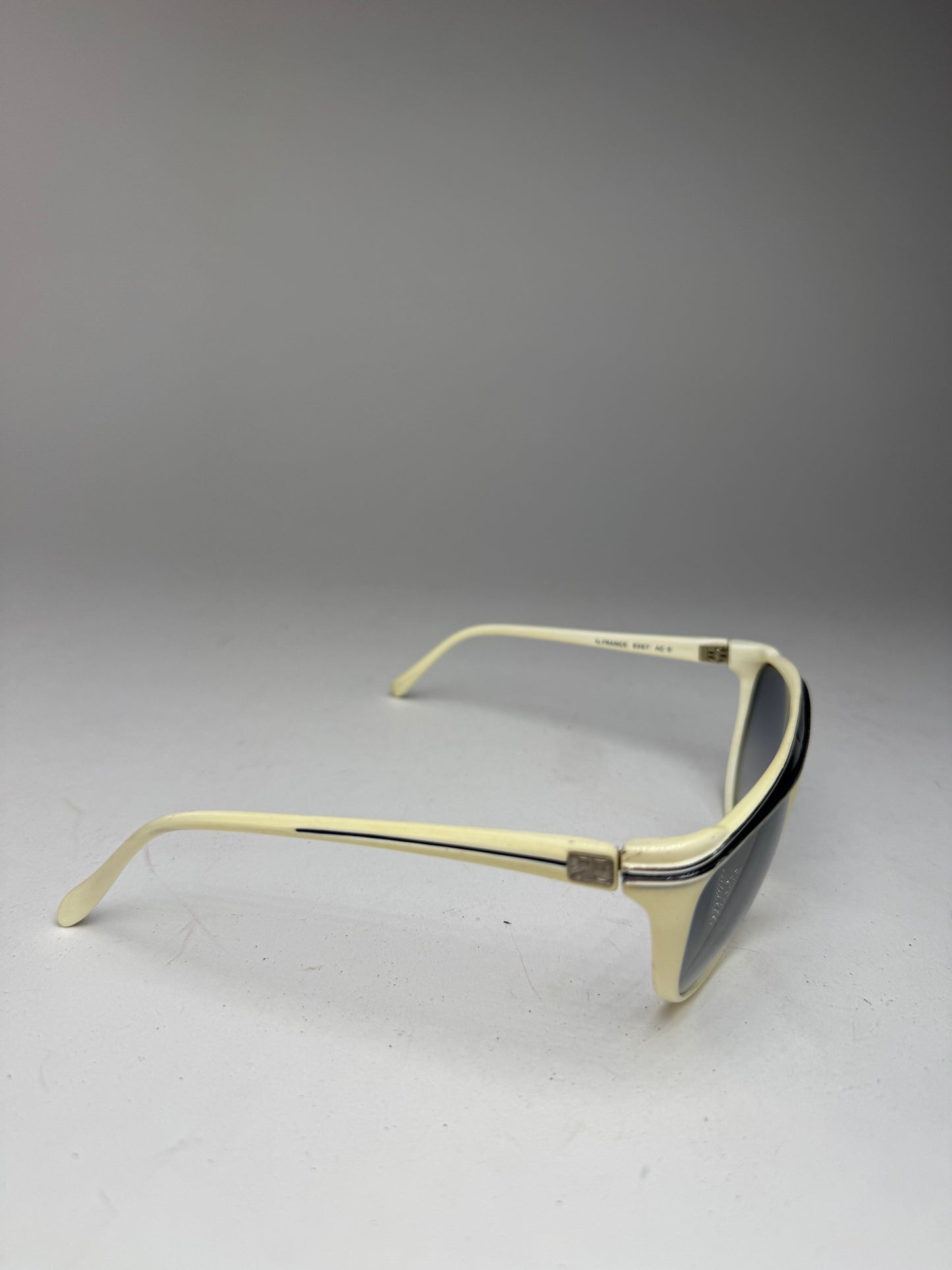 Vintage Courreges Sunglasses White silver
