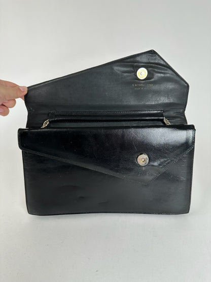 Vintage Dior Leather Bag Black