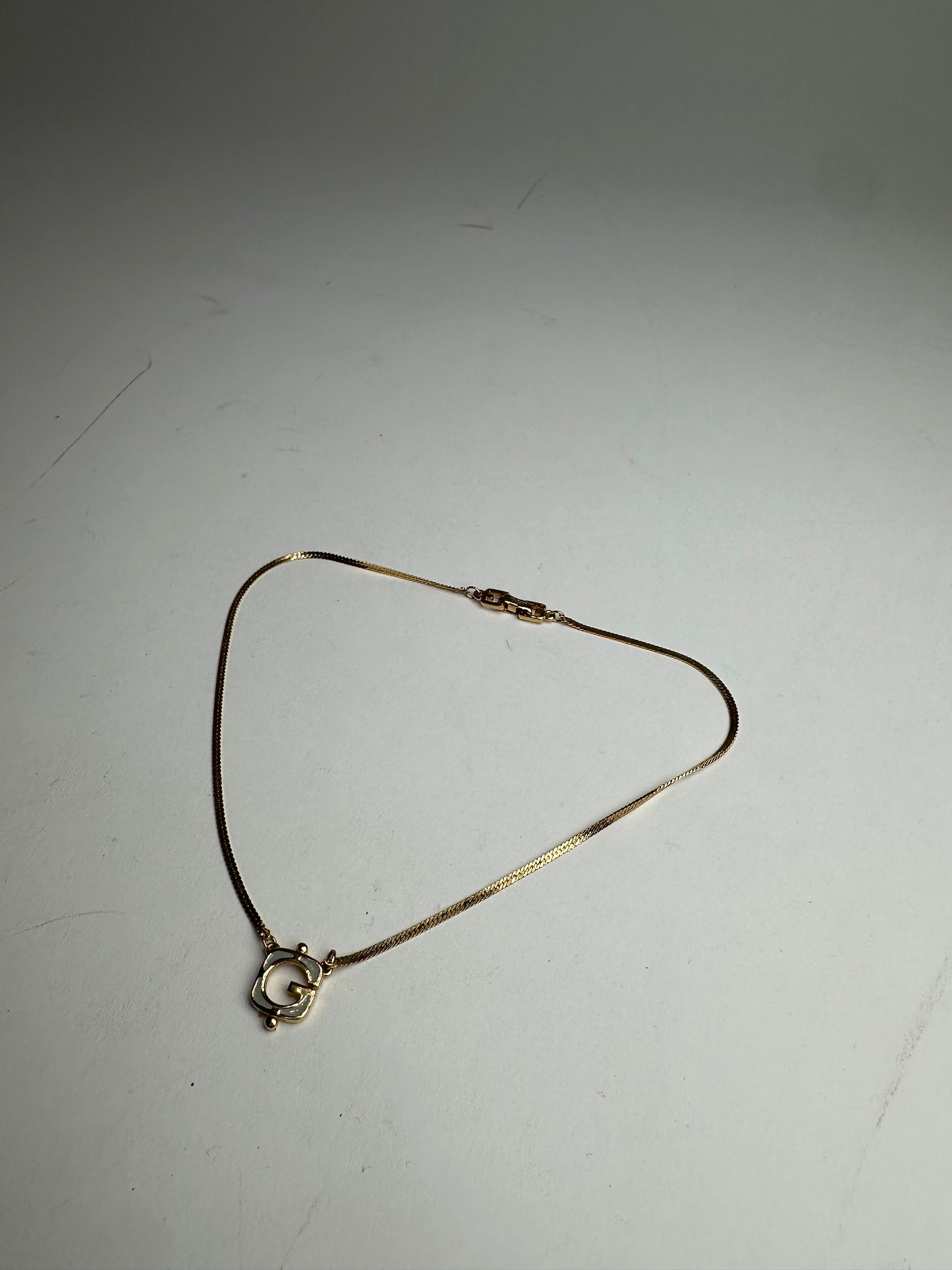 Vintage Givenchy Gold Pleated Collier Golden