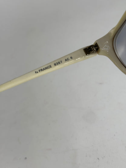 Vintage Courreges Sunglasses White silver
