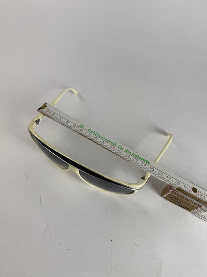 Vintage Courreges Sunglasses White silver