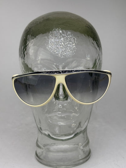 Vintage Courreges Sunglasses White silver