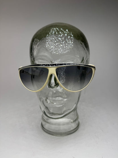 Vintage Courreges Sunglasses White silver