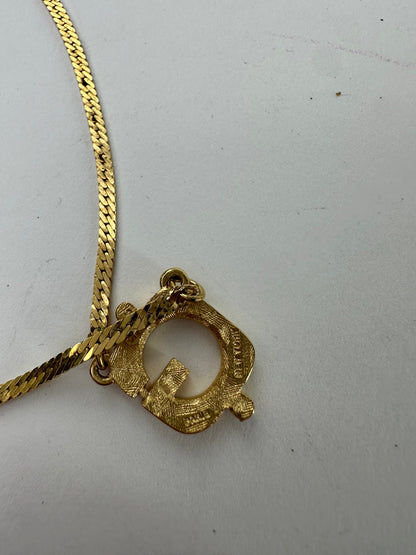 Vintage Givenchy Gold Pleated Collier Golden