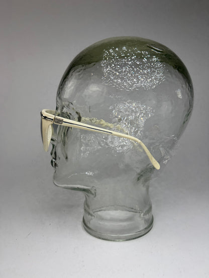 Vintage Courreges Sunglasses White silver