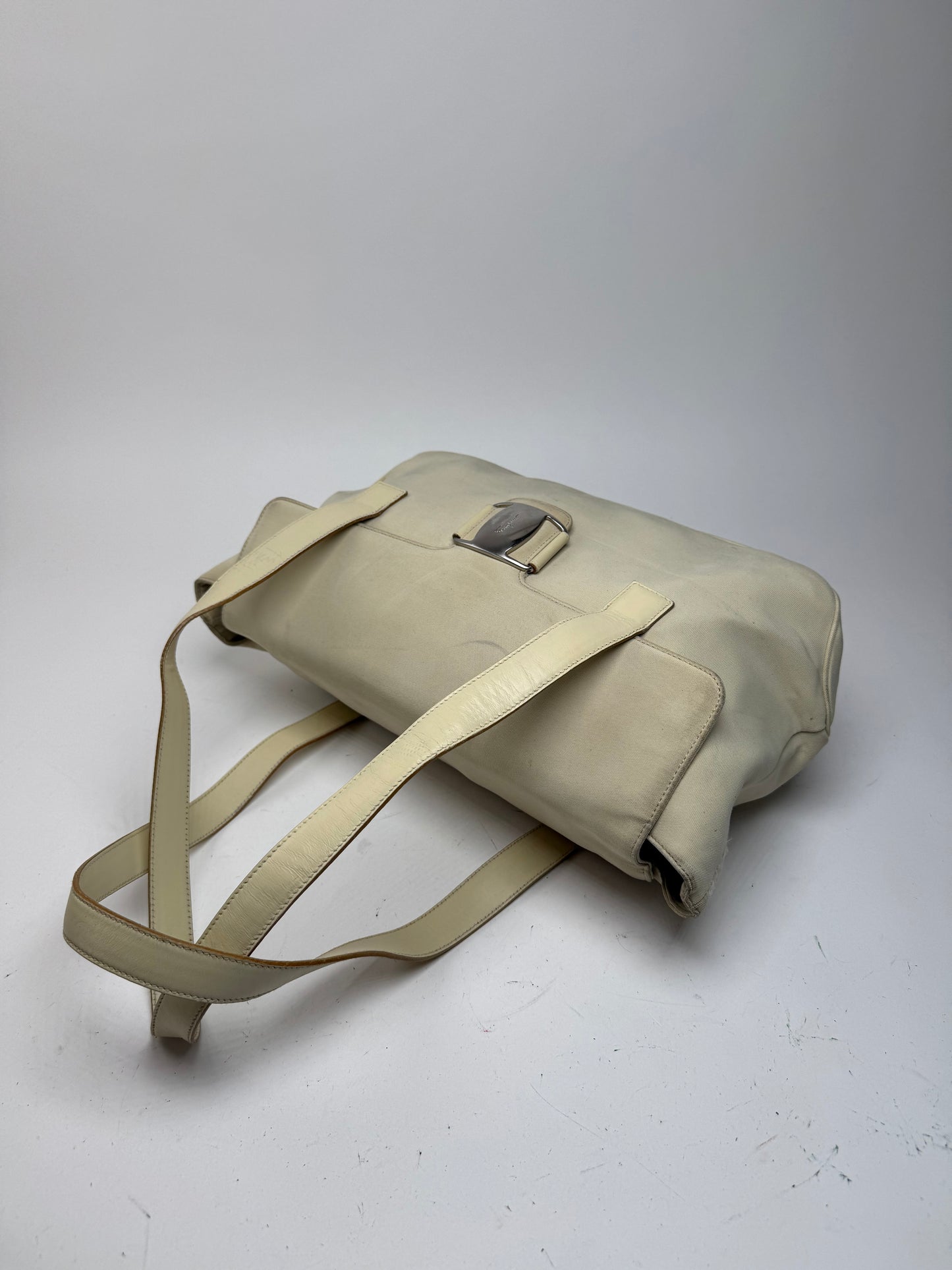 Vintage Salvatore Ferragamo Bag white