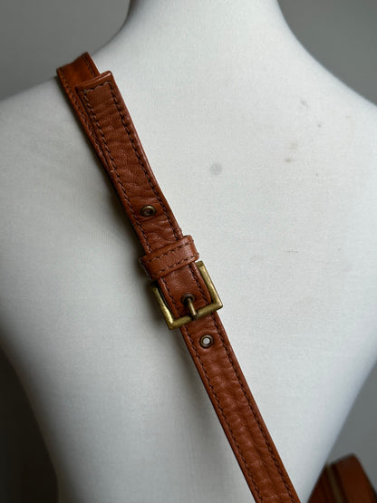 Vintage Louis Vuitton Monogram Canvas Shoulder Bag Brown
