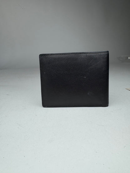 Vintage Balenciaga Leather Wallet Card Holder Black