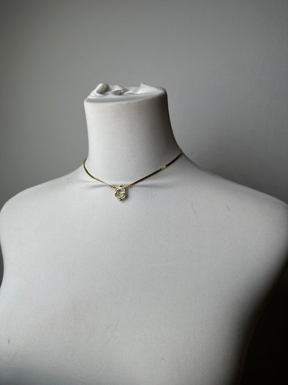 Vintage Givenchy Gold Pleated Collier Golden