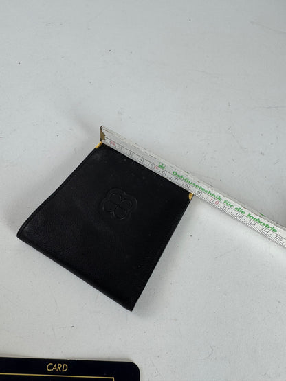 Vintage Balenciaga Leather Wallet Card Holder Black