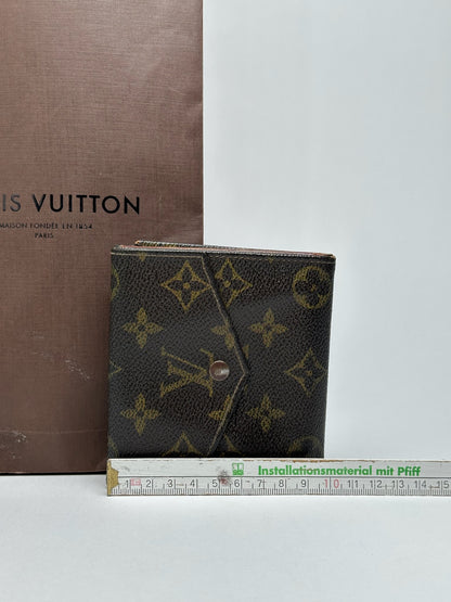 Vintage Louis Vuitton Monogram Leather wallet brown