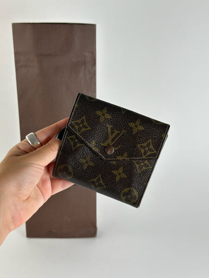 Vintage Louis Vuitton Monogram Leather wallet brown
