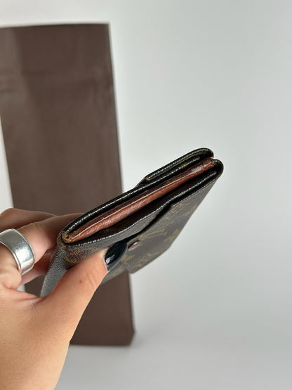 Vintage Louis Vuitton Monogram Leather wallet brown