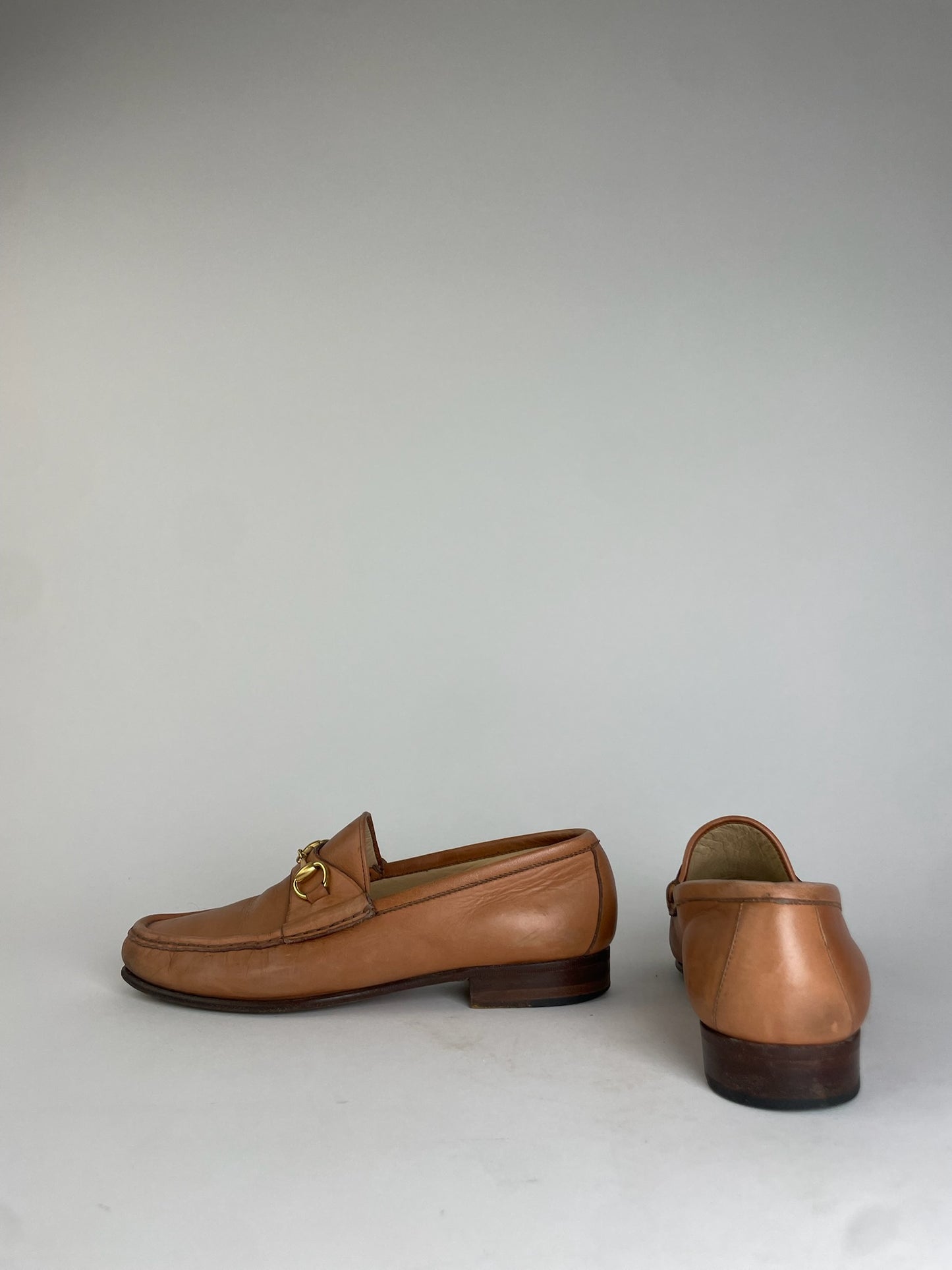 Vintage Gucci Horsebit Leather Loafer Brown
