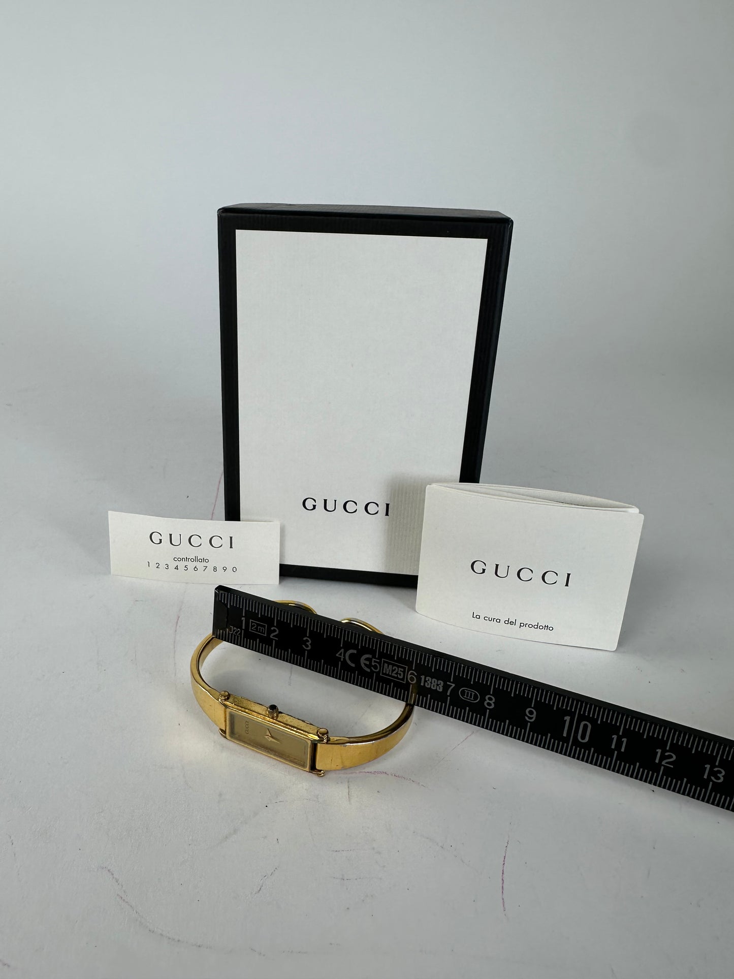 Vintage Gucci Gold Plated Horsebit Quartz Watch Golden