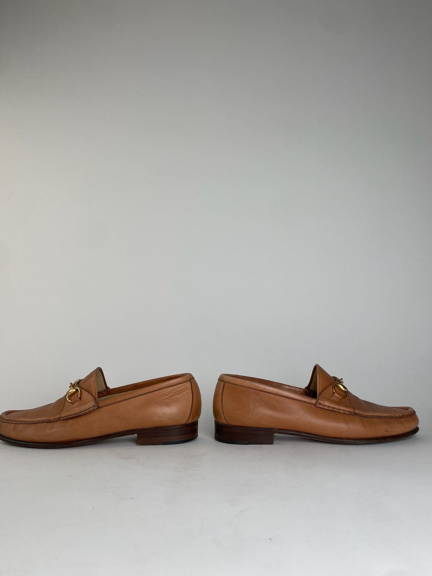 Vintage Gucci Horsebit Leather Loafer Brown
