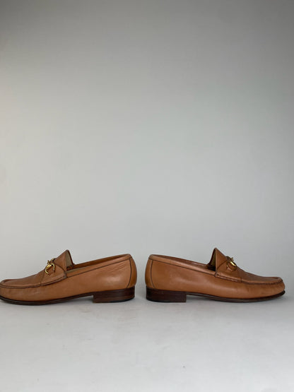 Vintage Gucci Horsebit Leather Loafer Brown