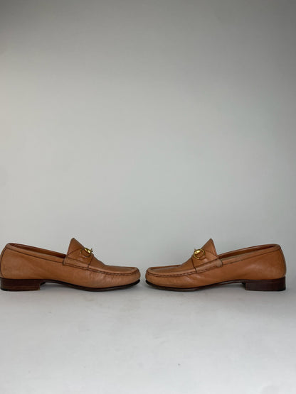 Vintage Gucci Horsebit Leather Loafer Brown