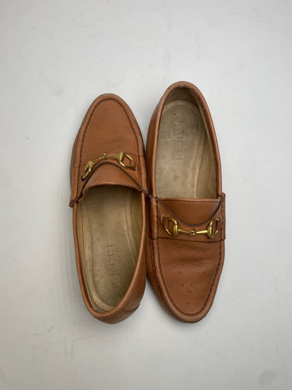 Vintage Gucci Horsebit Leather Loafer Brown
