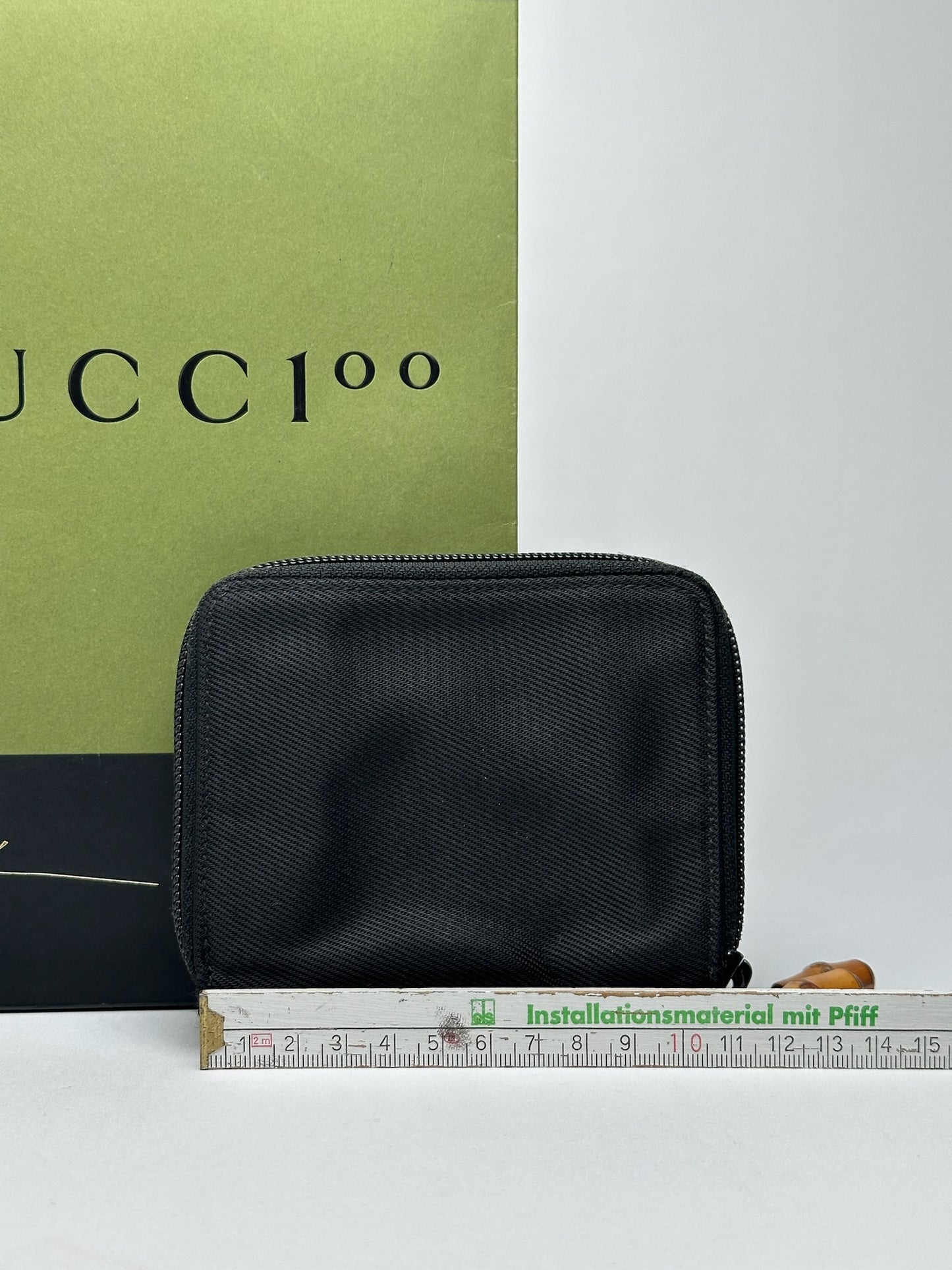 Vintage Gucci Bamboo Wallet black