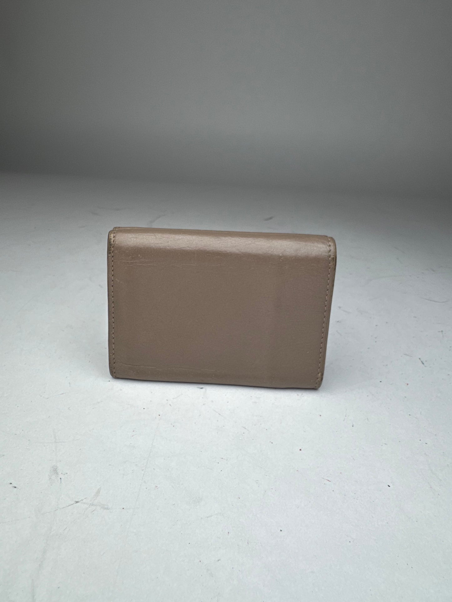 Vintage Balenciaga Leather Postal Card Holder Brown