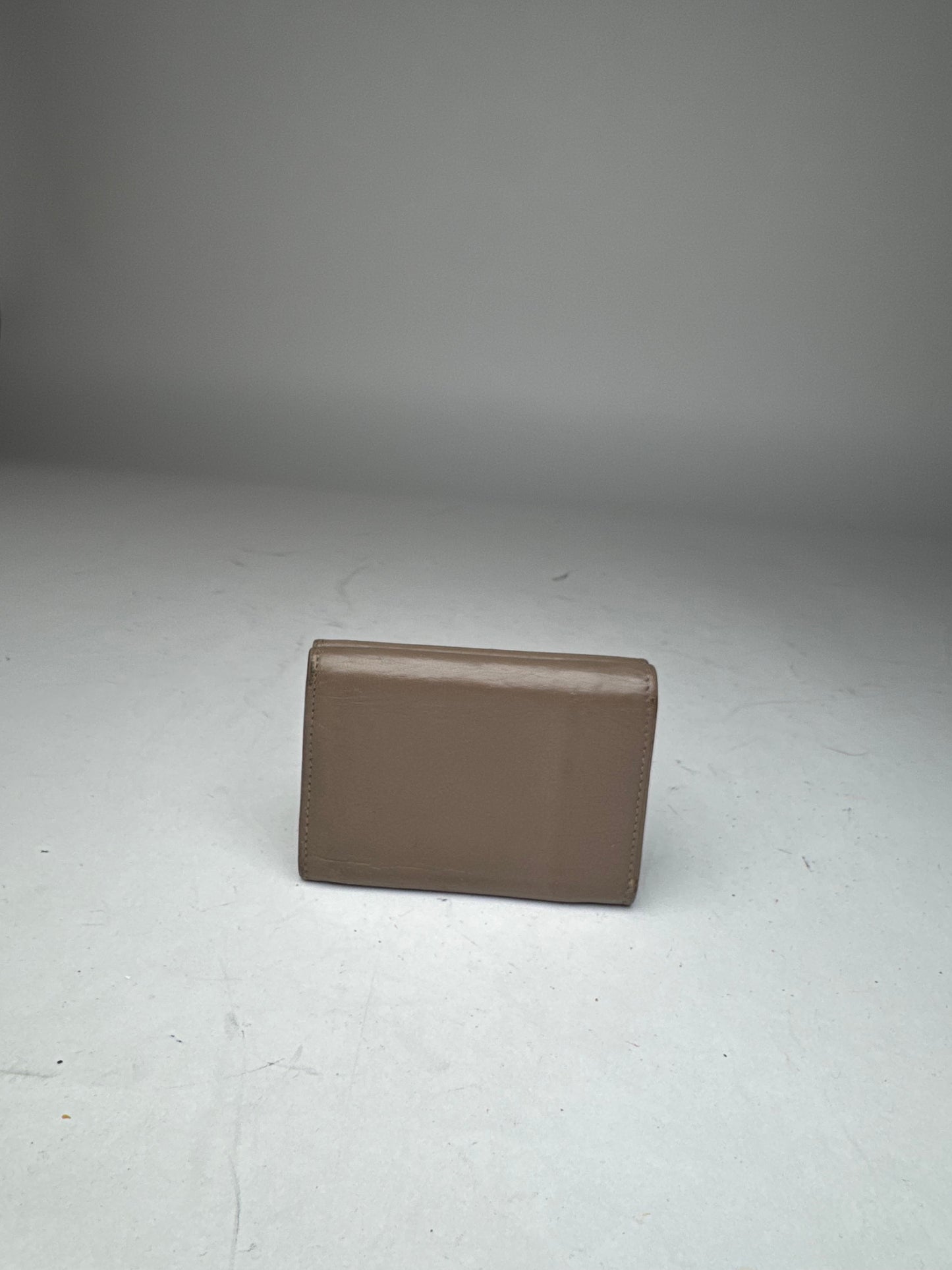 Vintage Balenciaga Leather Postal Card Holder Brown