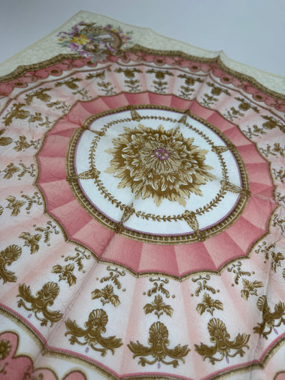 Vintage Celine Scarf Yellow pink