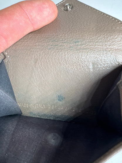 Vintage Balenciaga Leather Postal Card Holder Brown