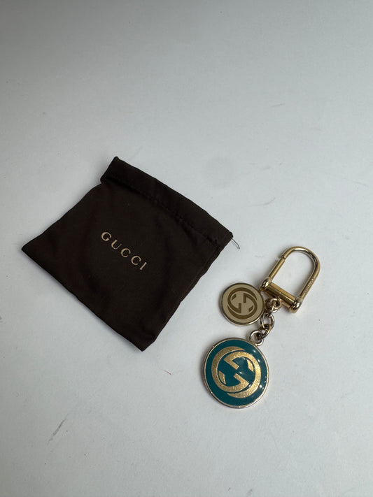 Vintage Gucci Metal GG Pendant