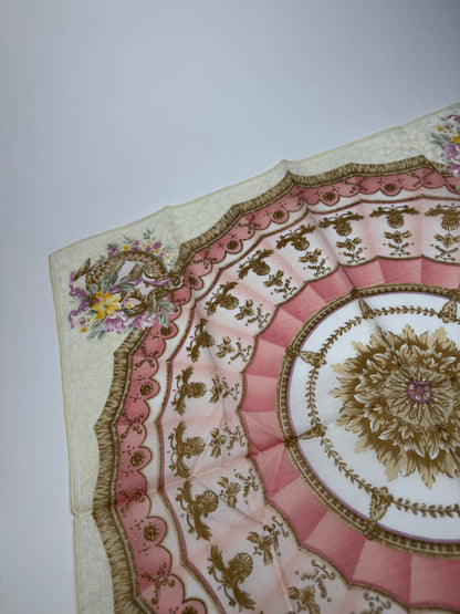 Vintage Celine Scarf Yellow pink