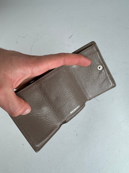 Vintage Balenciaga Leather Postal Card Holder Brown