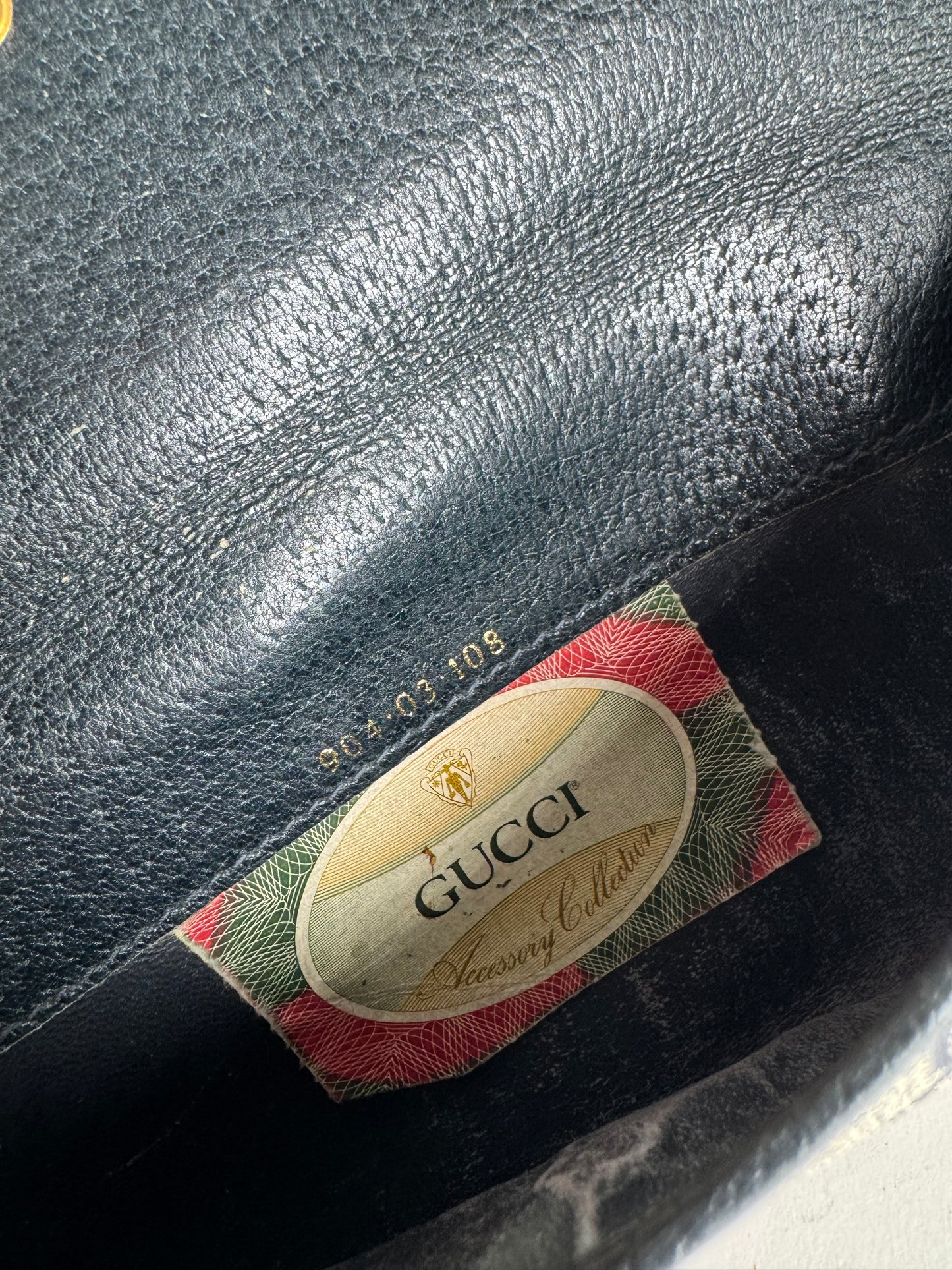 Vintage Gucci Ophidia Monogram Leather Wallet