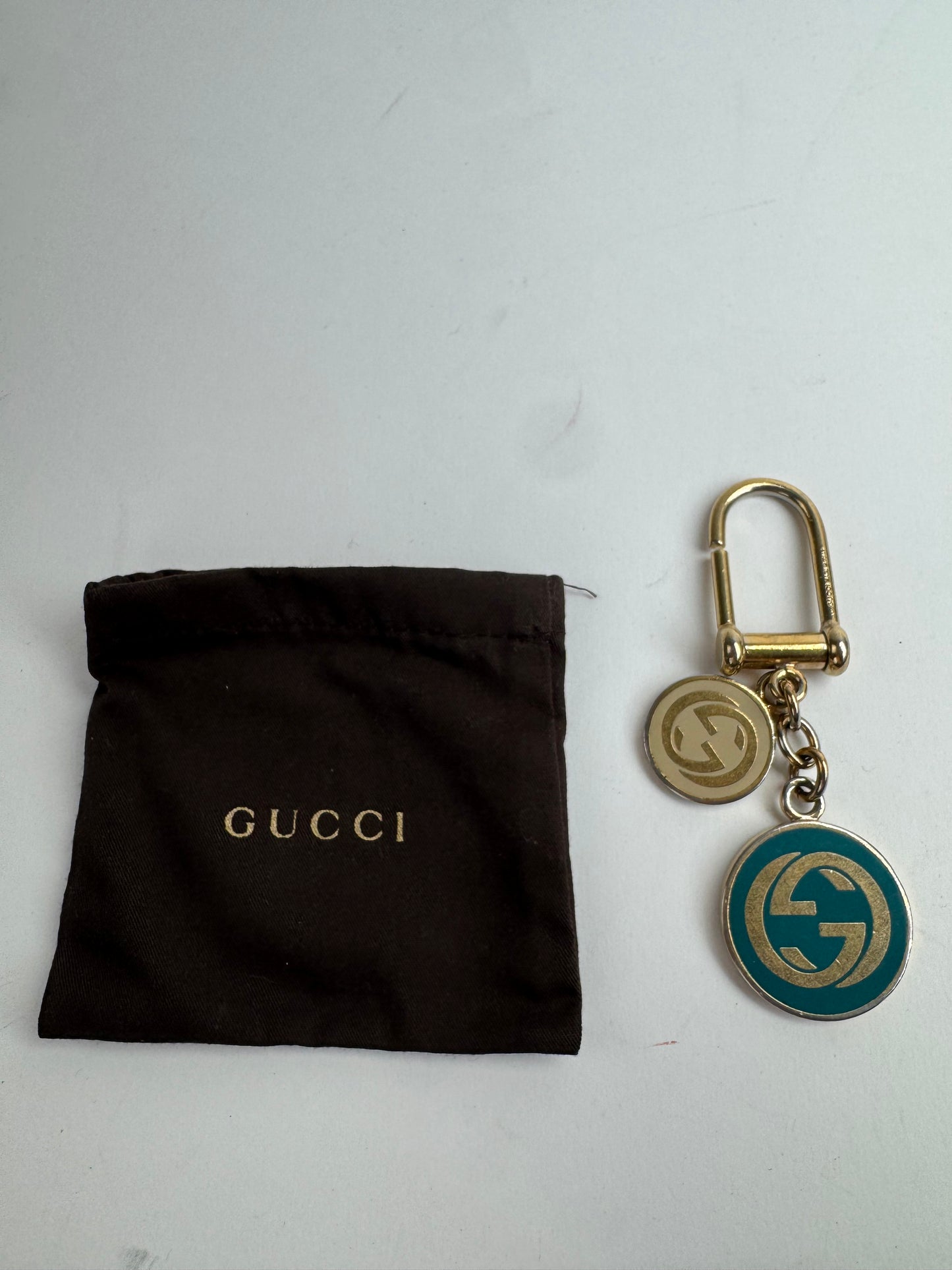 Vintage Gucci Metal GG Pendant