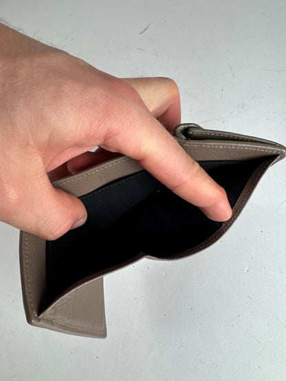 Vintage Balenciaga Leather Postal Card Holder Brown