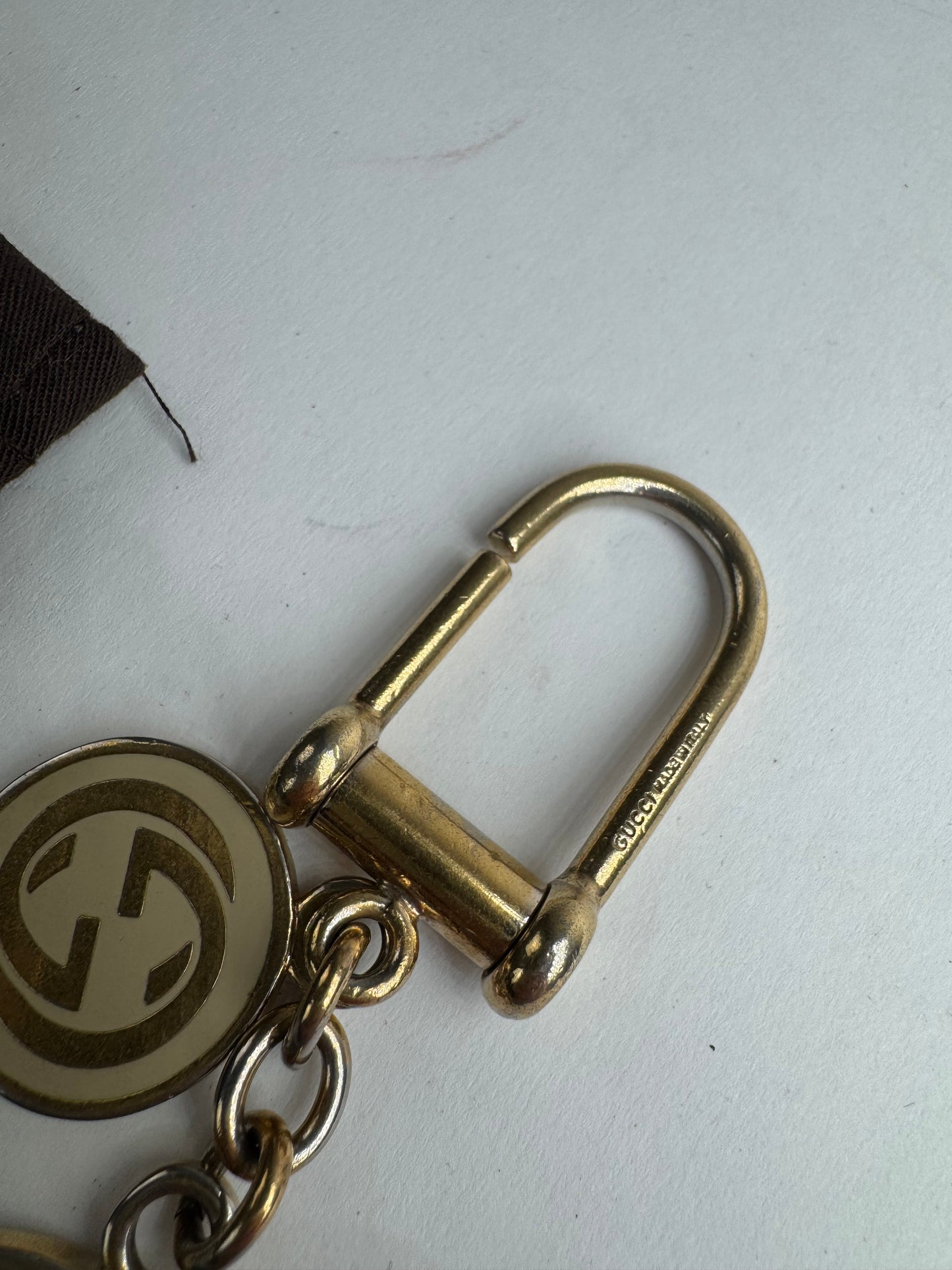 Vintage Gucci Metal GG Pendant