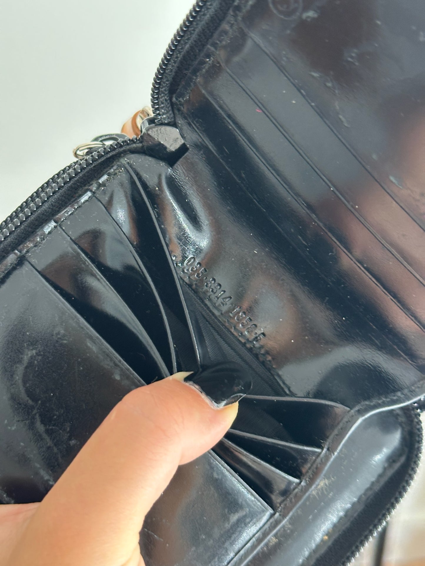 Vintage Gucci Bamboo Wallet black