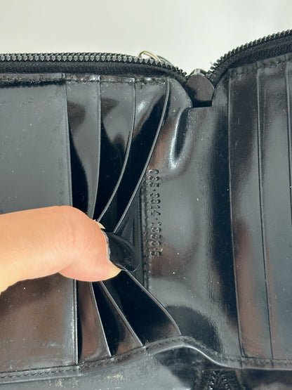 Vintage Gucci Bamboo Wallet black