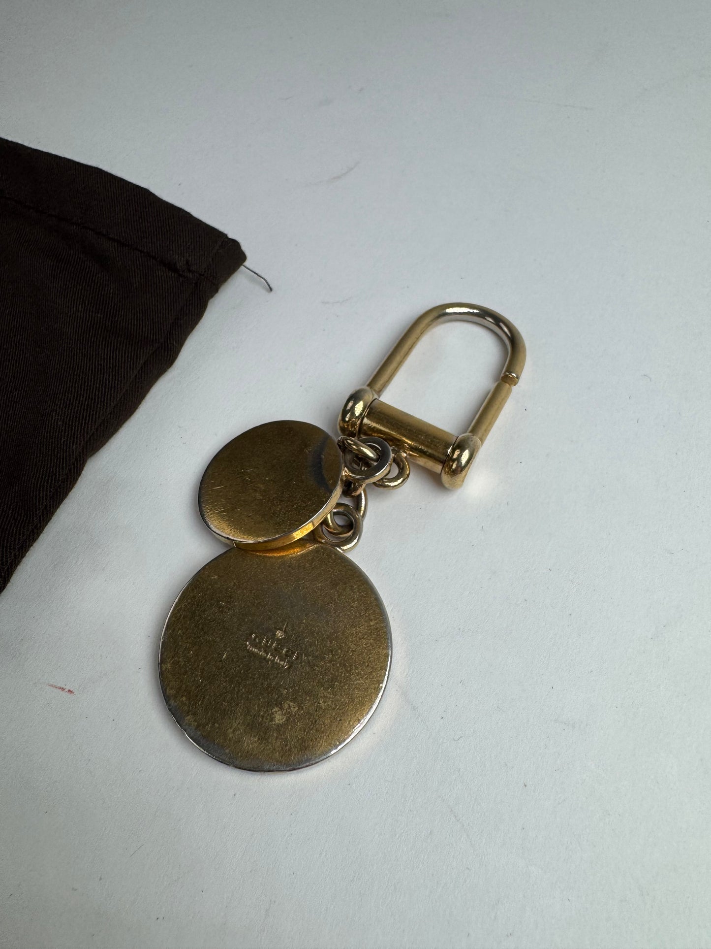 Vintage Gucci Metal GG Pendant