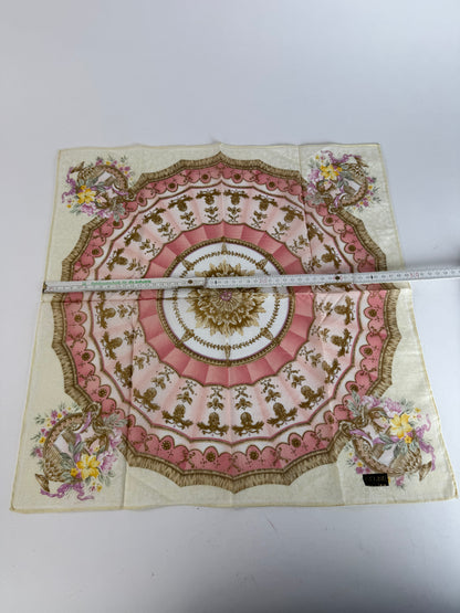 Vintage Celine Scarf Yellow pink