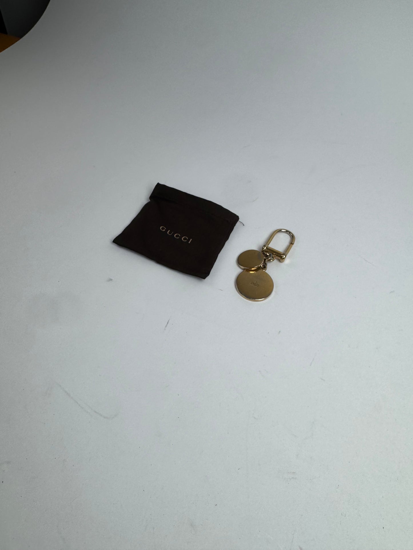 Vintage Gucci Metal GG Pendant