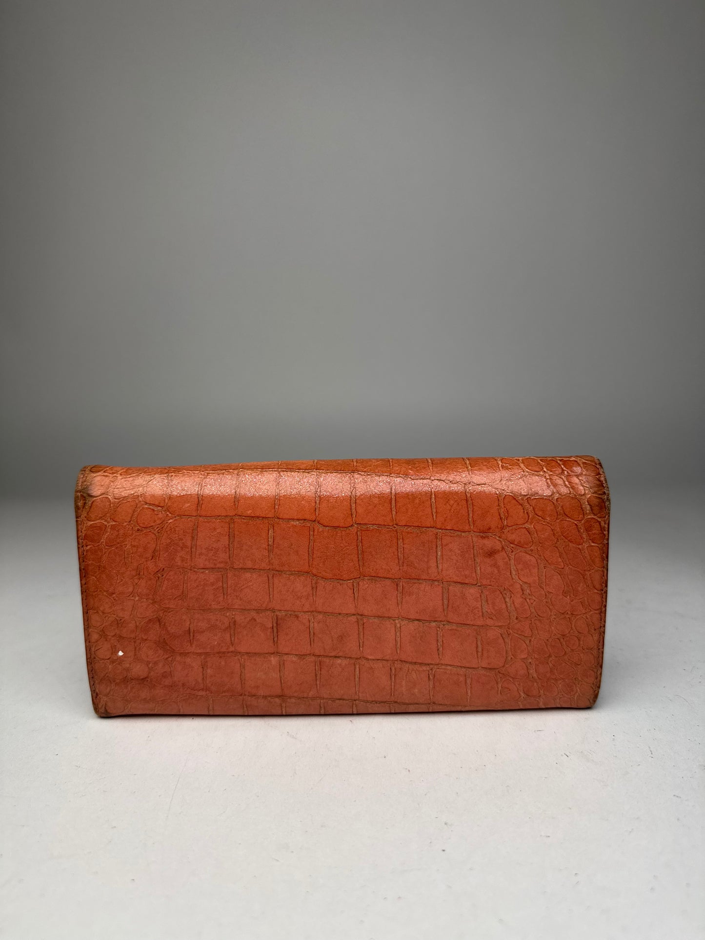 Vintage Miu Miu Leather wallet Orange