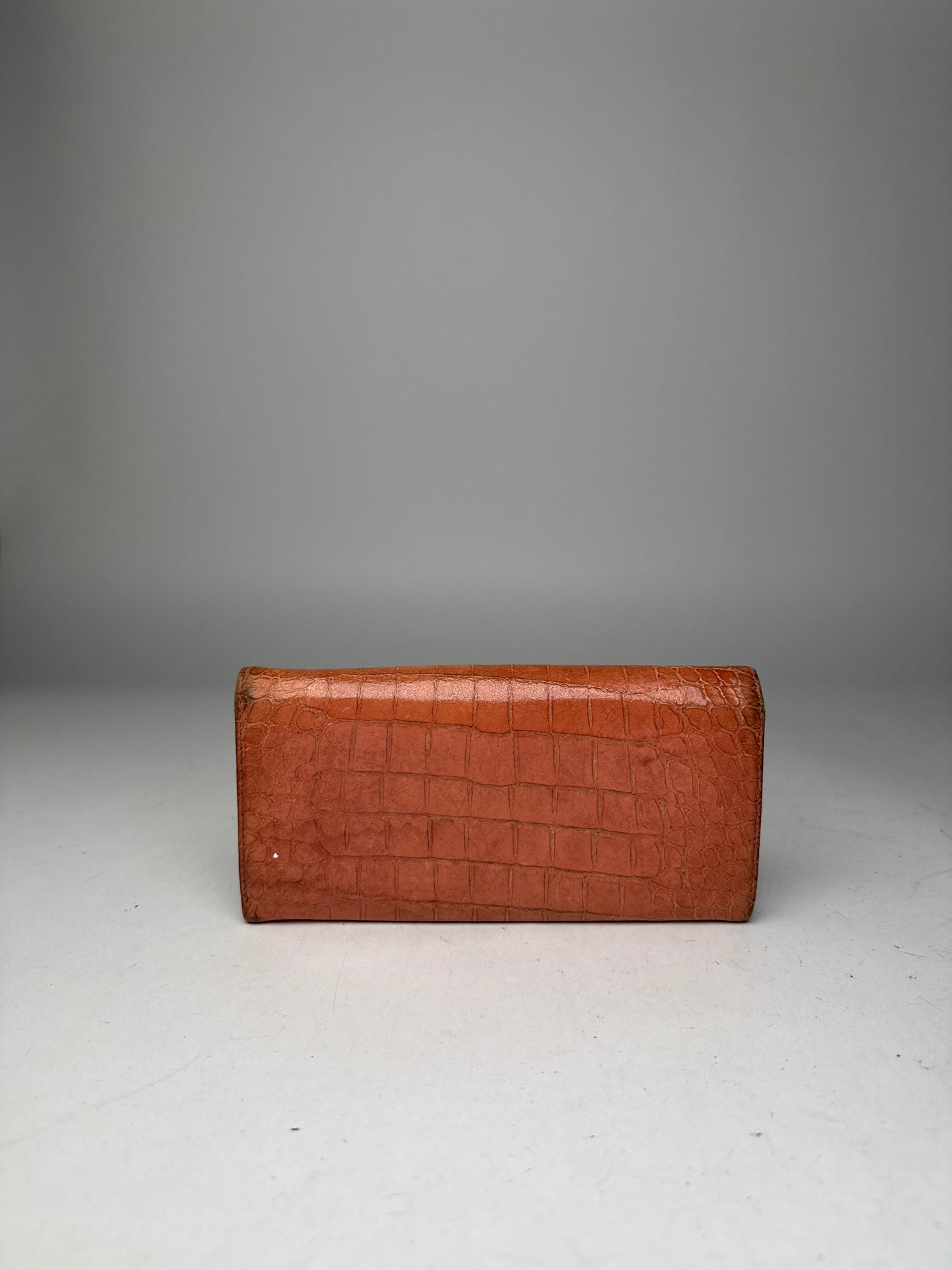 Vintage Miu Miu Leather wallet Orange