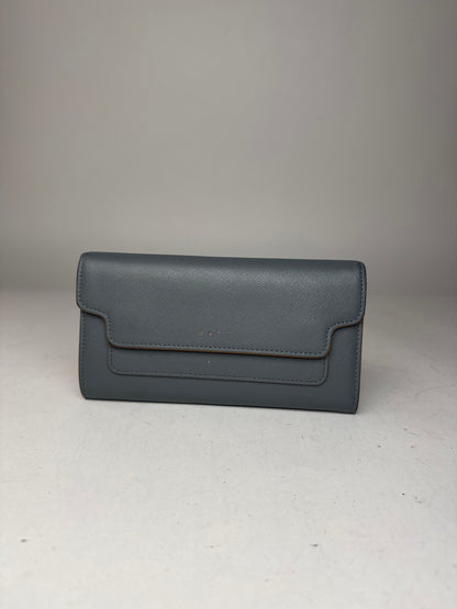 Vintage Marni Leather Wallet Blue