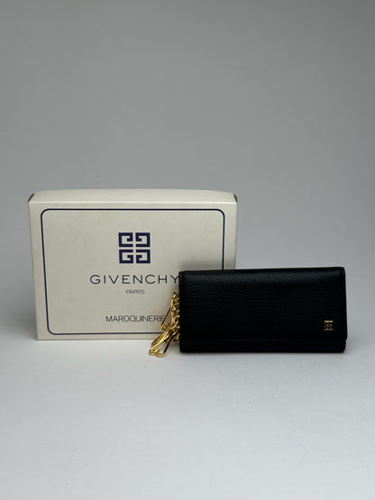 Vintage Givenchy Leather key holder black