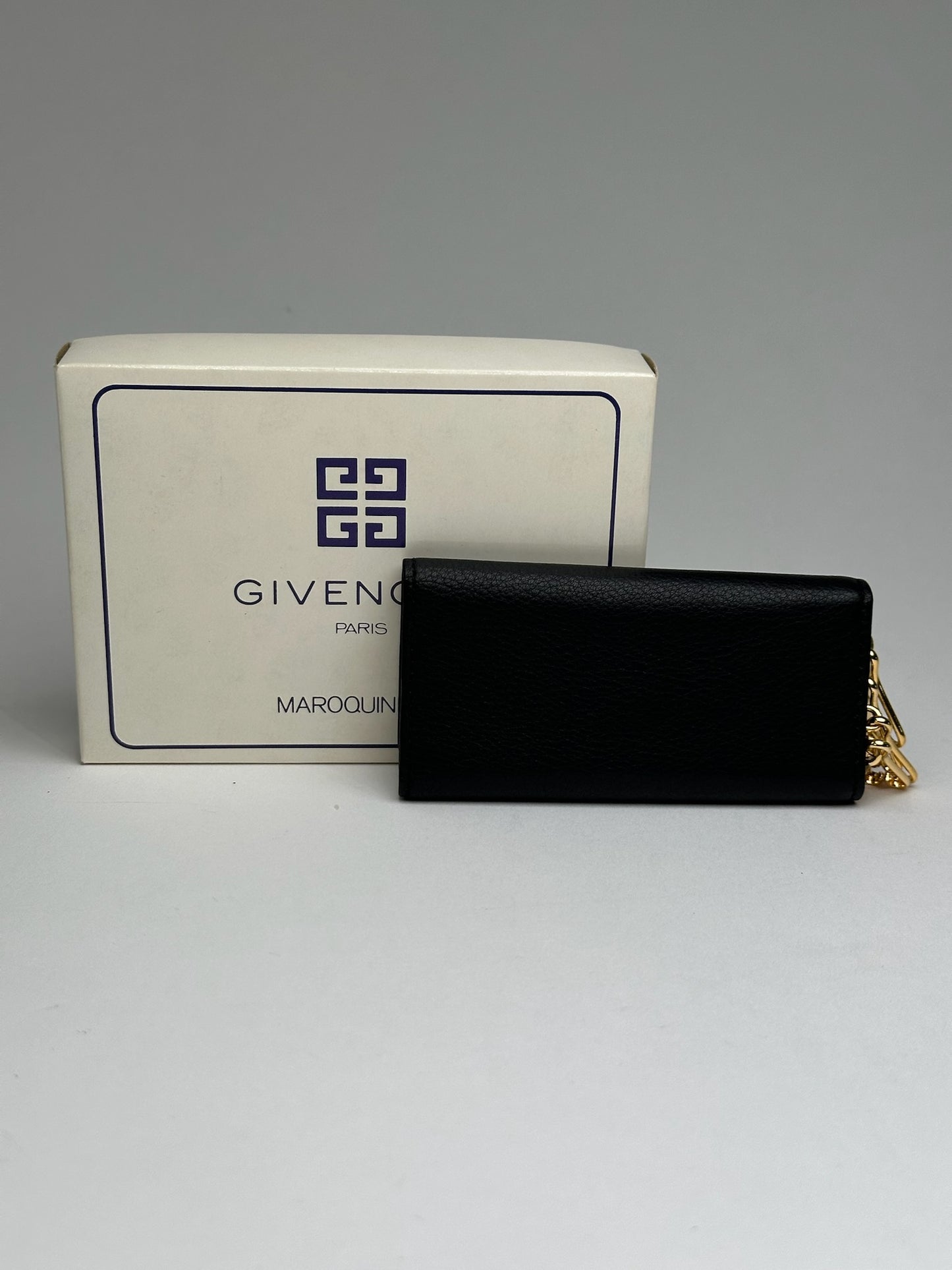 Vintage Givenchy Leather key holder black