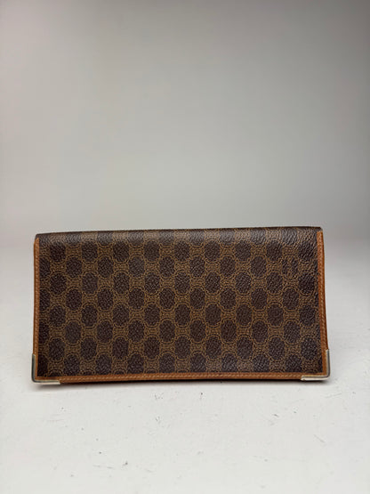 Vintage Celine Paris monogram ID holder / card holder brown