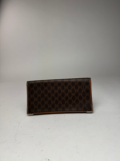 Vintage Celine Paris monogram ID holder / card holder brown